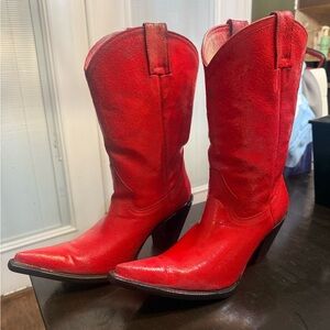Jar Red Cowboy Boots